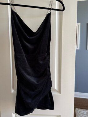 Piazza Italia Women’s Black Super Soft Stretch Polyester Dress Size L/XL